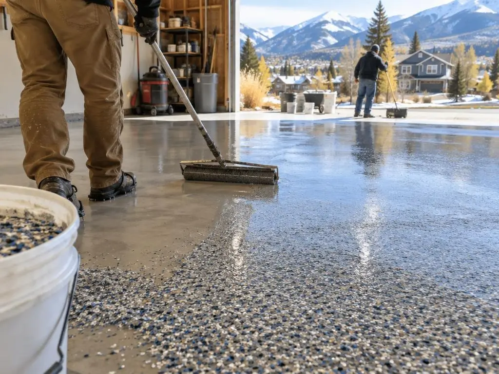 Epoxy Flake Floors in Missoula, MT