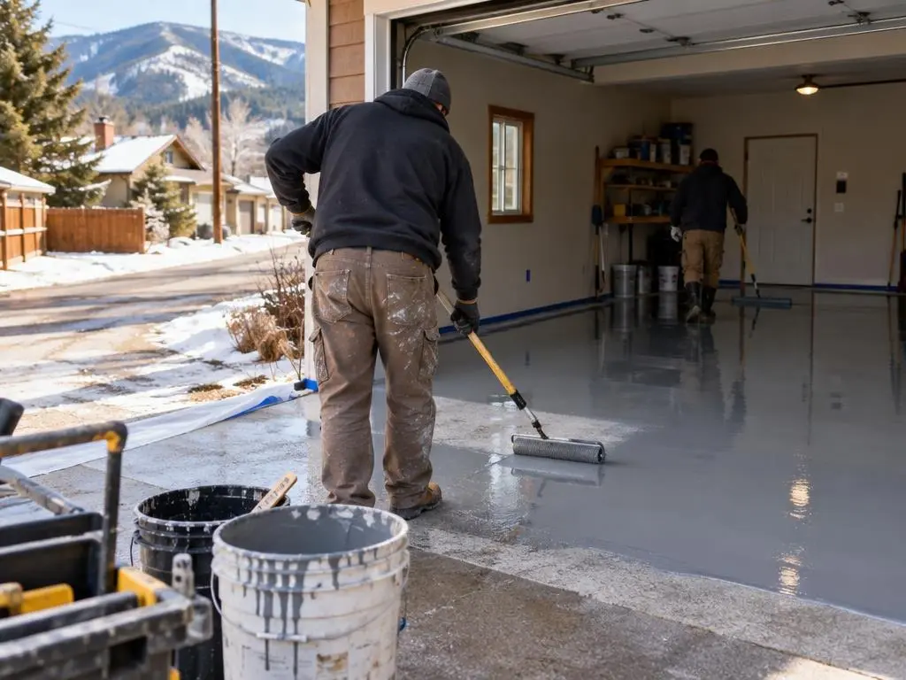 Polyaspartic Floor Coating in Missoula, MT